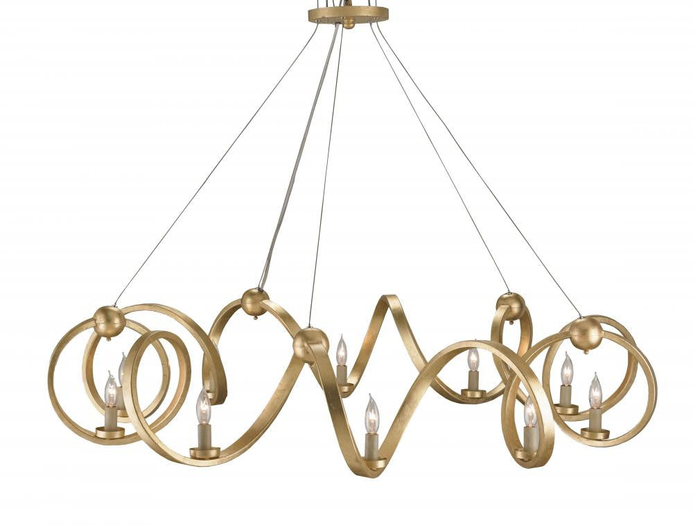 Ringmaster Chandelier Currey and Company 9490