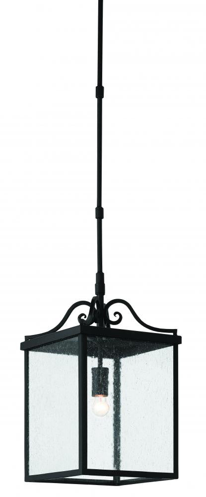 Giatti Small Black Outdoor Lantern Currey and Company 9500-0005