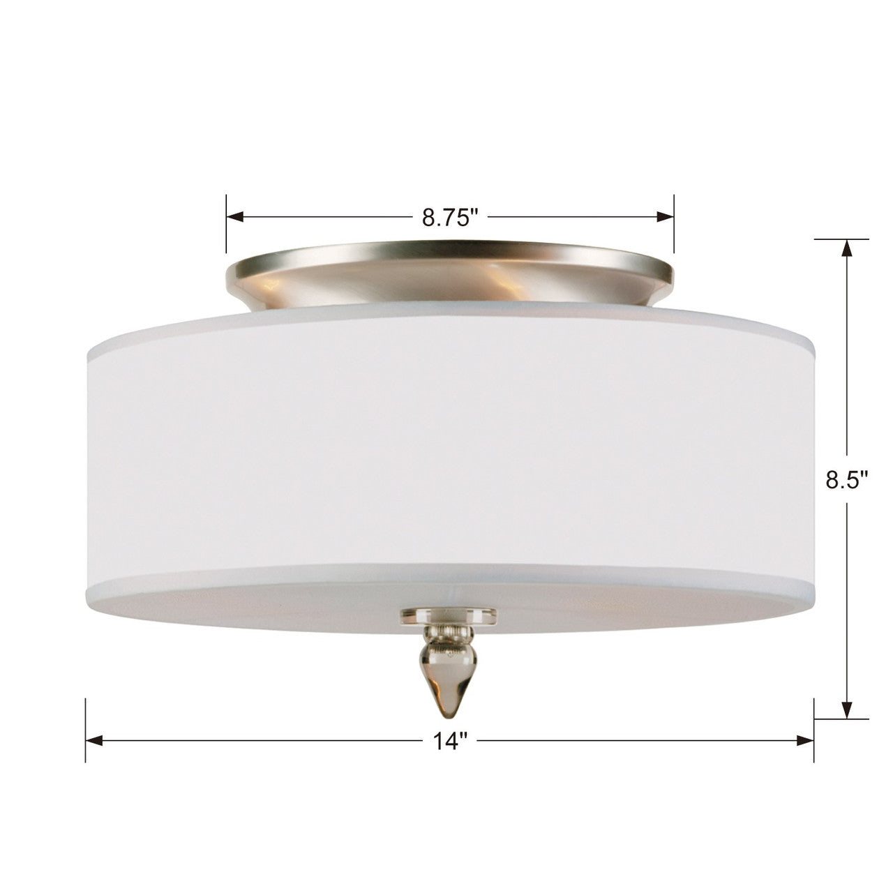 Flush Mounts-Crystorama-9503