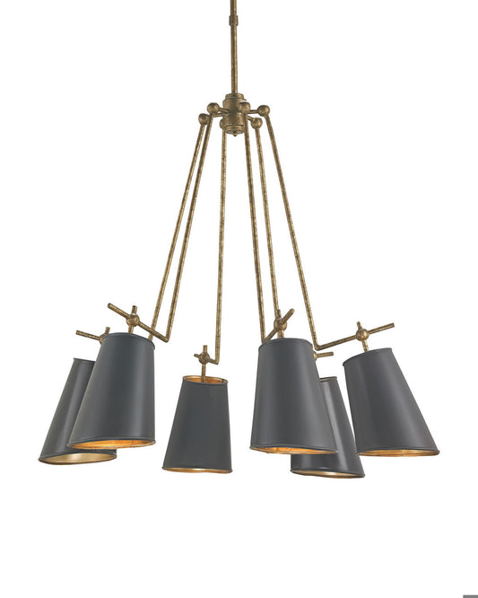 Jean-Louis Chandelier Currey and Company 9503