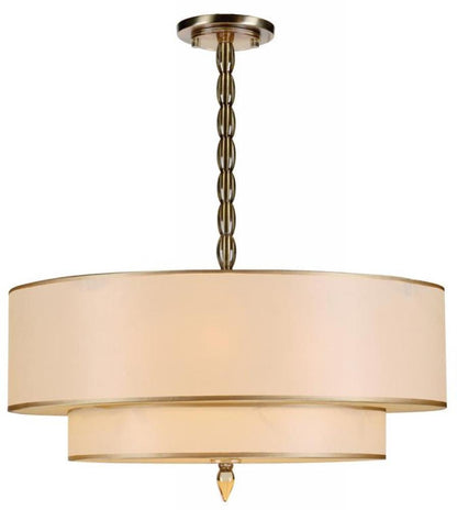 Crystorama Luxo Chandelier Antique Brass