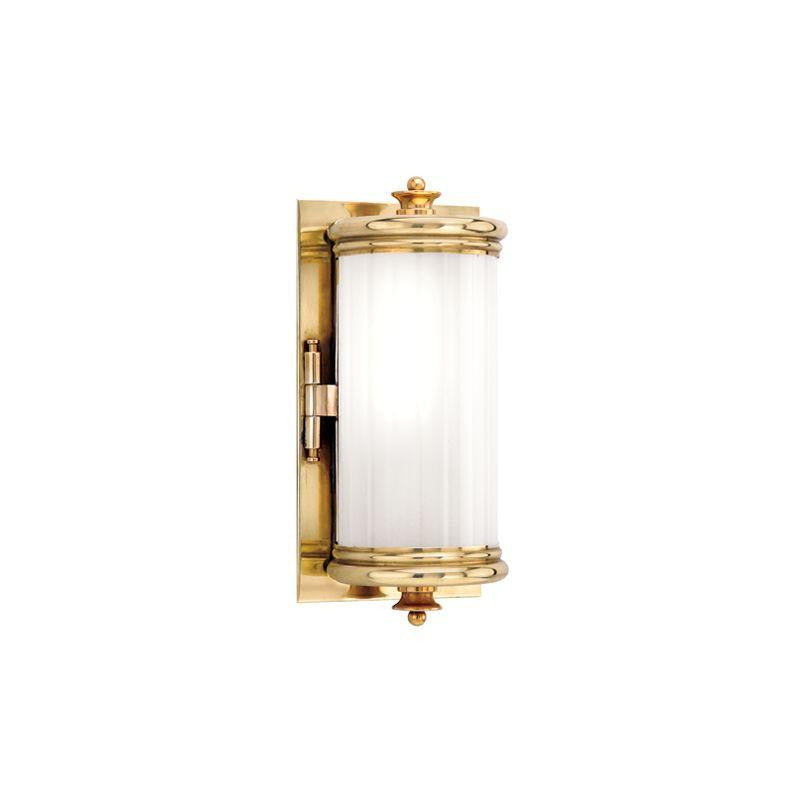 Hudson Valley Bristol Bathroom Wall Sconce Antique Brass