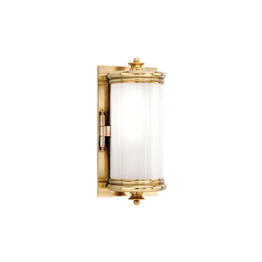 Hudson Valley Bristol Bathroom Wall Sconce Antique Brass
