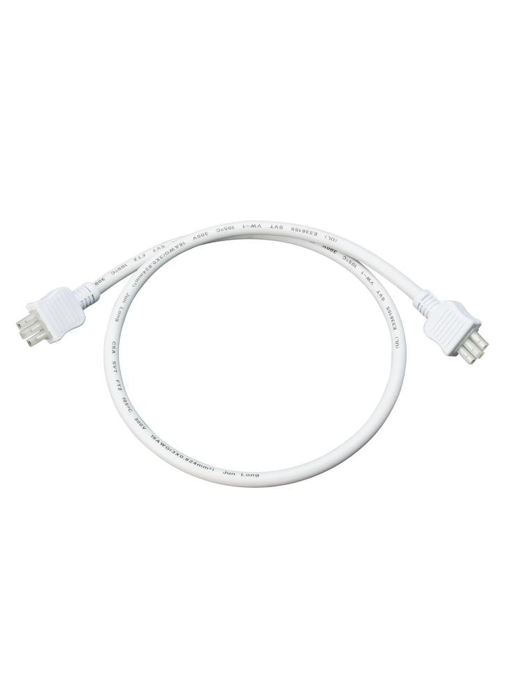 Generation Lighting Connectors and Accessories 18 Inch Connector Cor White