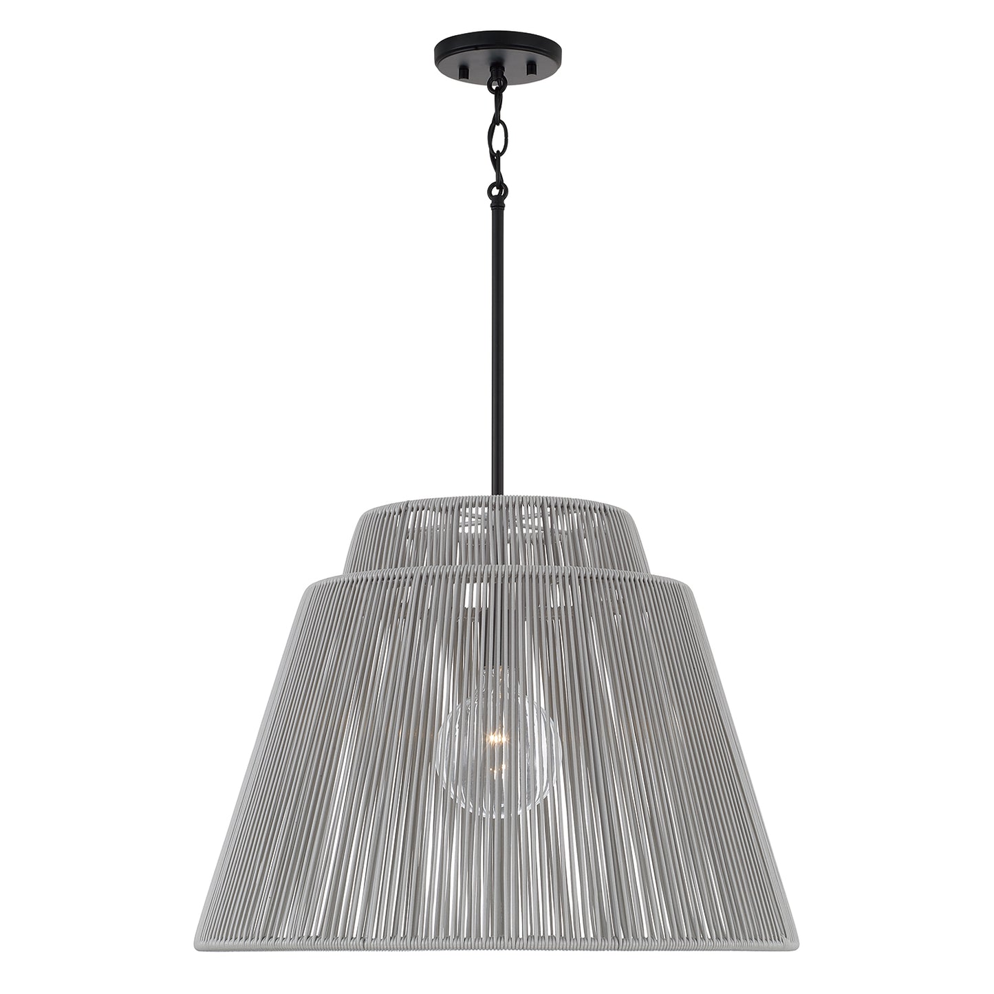 Capital Jasper Indoor/Outdoor Pendant - Grey and Black