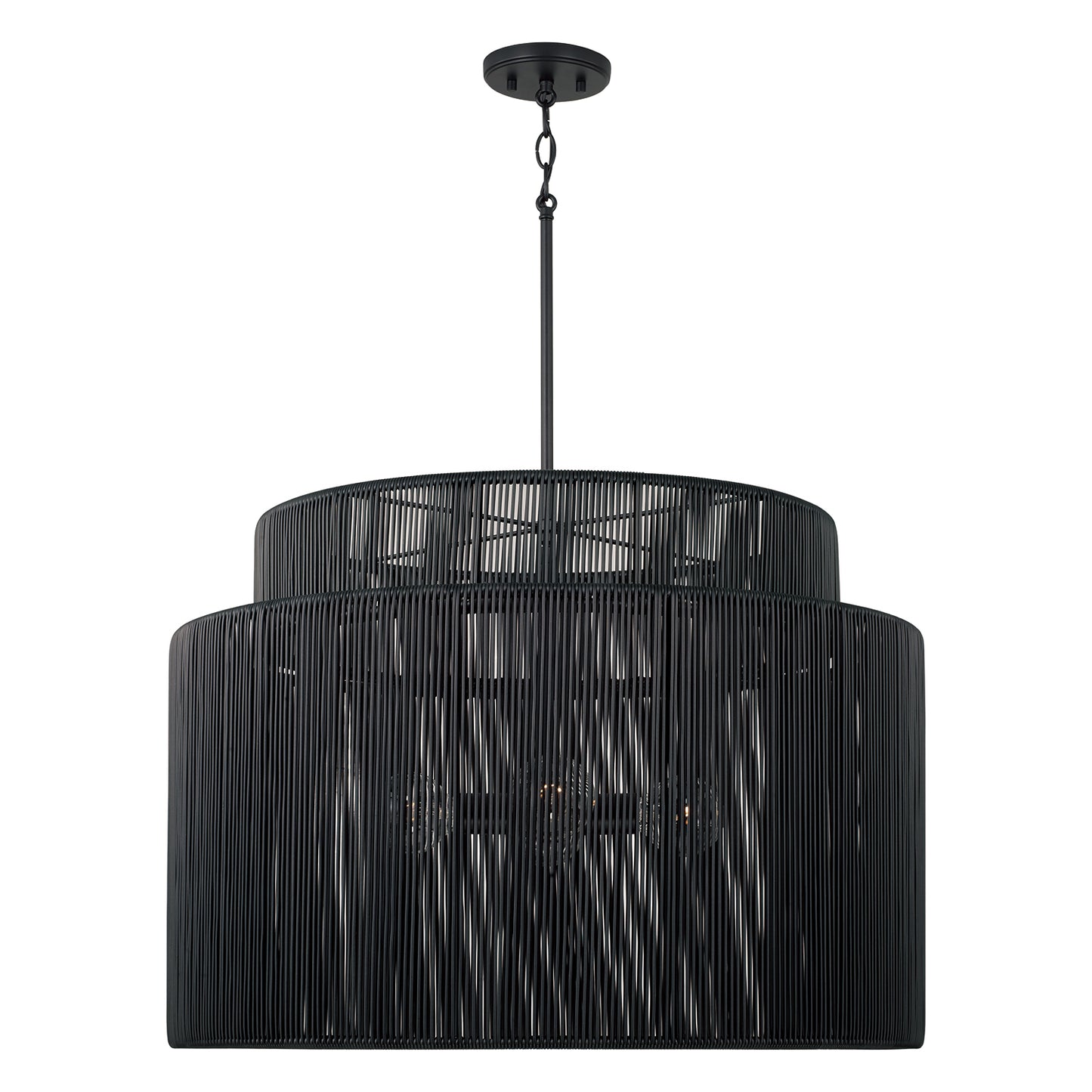 Capital Jasper Indoor/Outdoor Large Pendant - Oynx and Black
