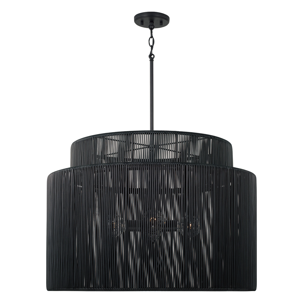 Capital Jasper Indoor/Outdoor Large Pendant - Oynx and Black