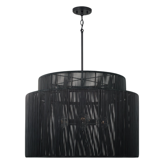 Capital Jasper Indoor/Outdoor Large Pendant - Oynx and Black