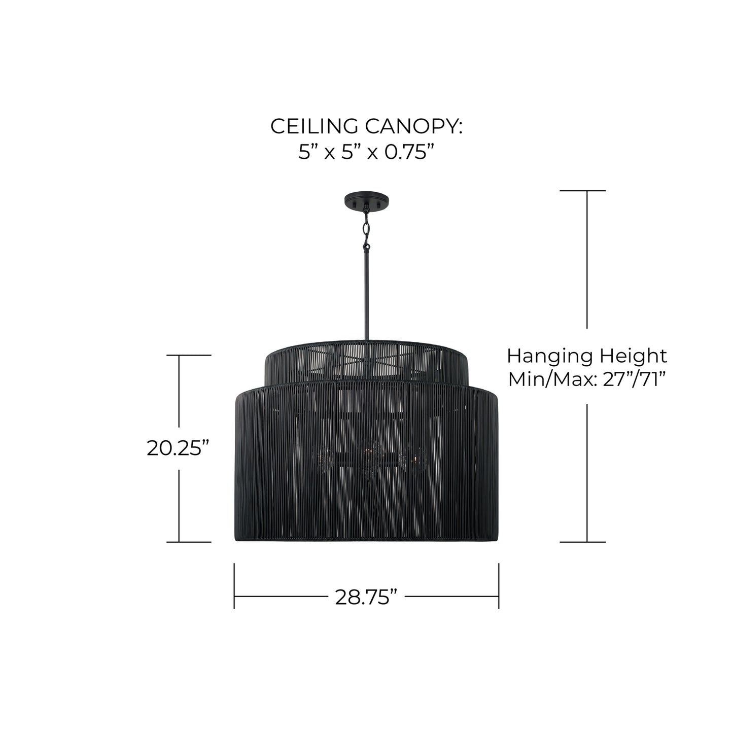 Capital Jasper Indoor/Outdoor Large Pendant