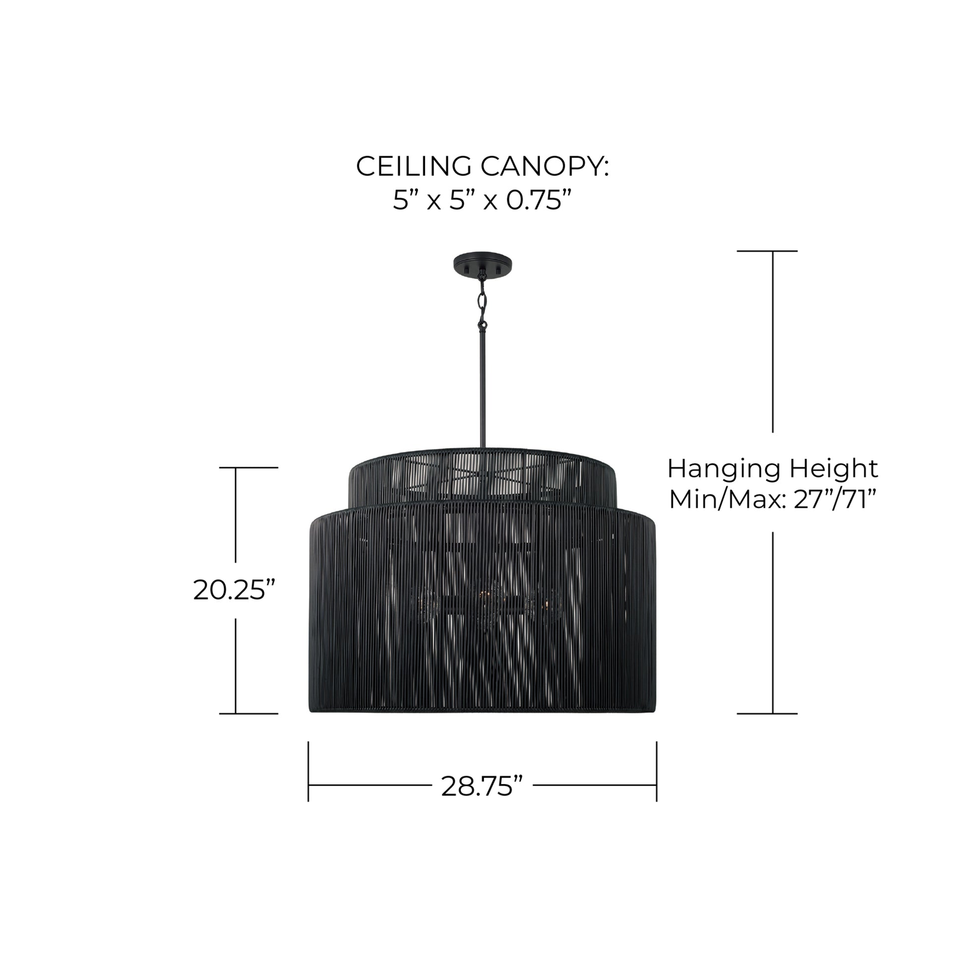 Capital Jasper Indoor/Outdoor Large Pendant