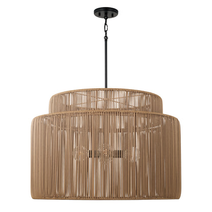 Capital Jasper Indoor/Outdoor Large Pendant - Sienna and Black