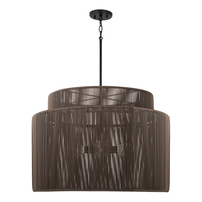 Capital Jasper Indoor/Outdoor Large Pendant - Umber and Black