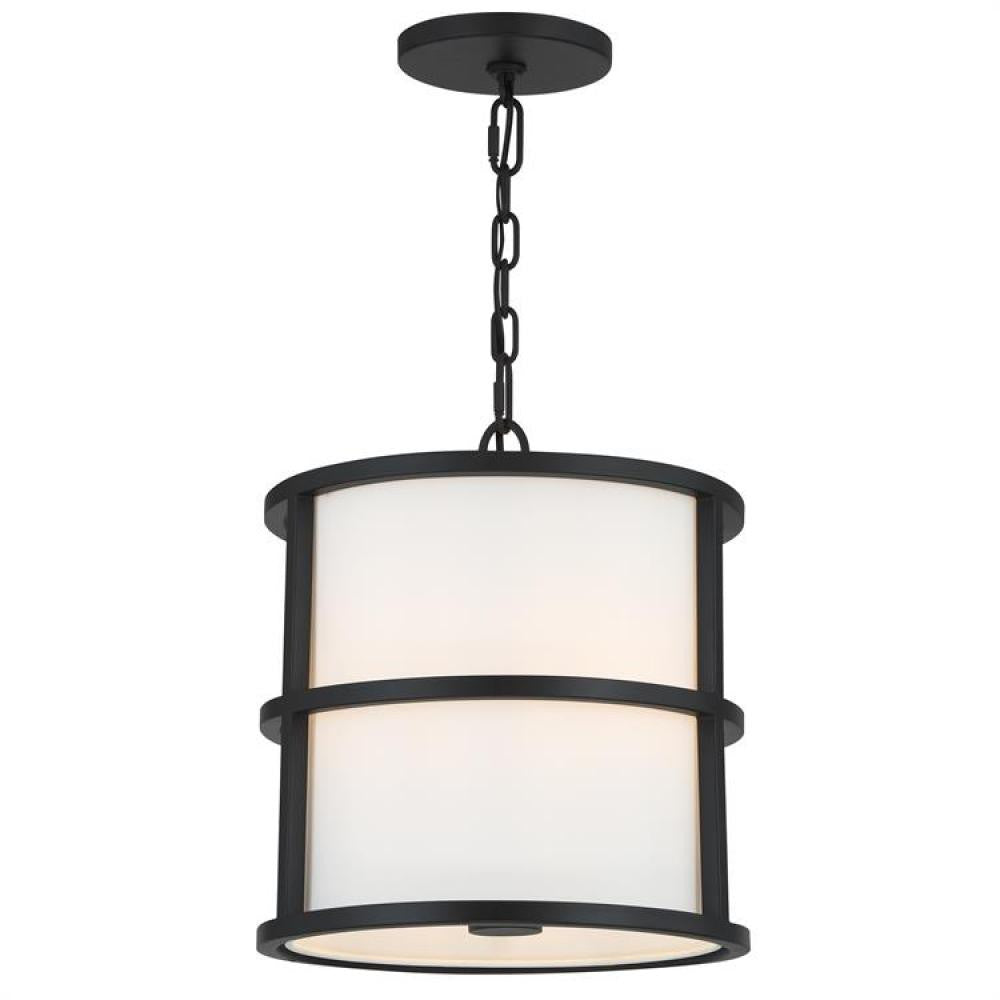 Crystorama Hulton Mini Chandelier Matte Black