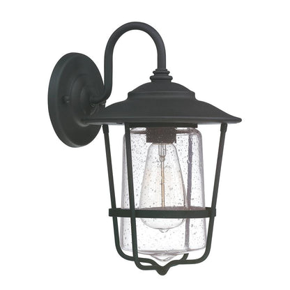 Capital Creekside Outdoor Wall Lantern Black
