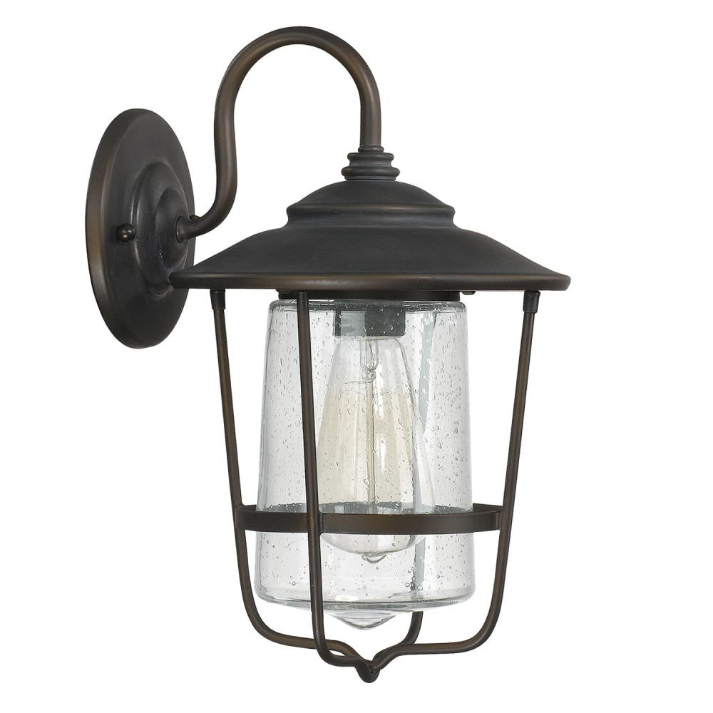 Creekside Outdoor Wall Lantern - Black