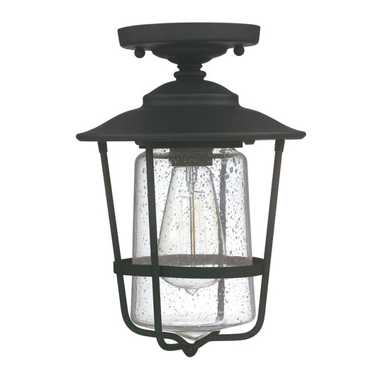 Capital Creekside Outdoor Flush Mount Black