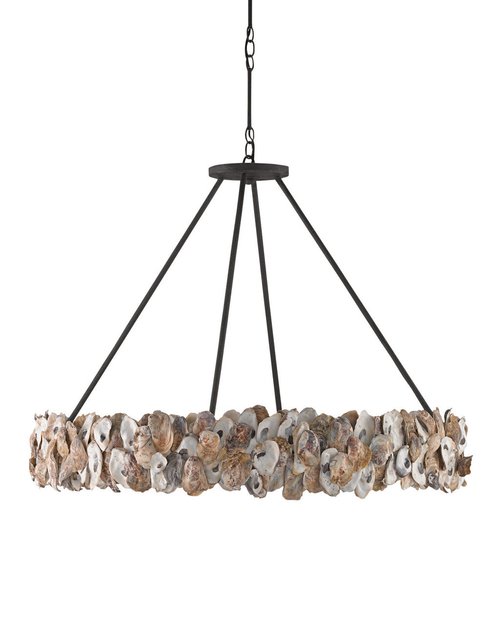 Oyster Chandelier, Currey and Company 9672