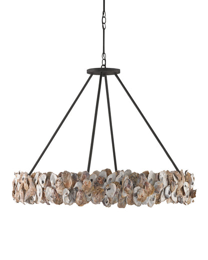 Oyster Chandelier, Currey and Company 9672