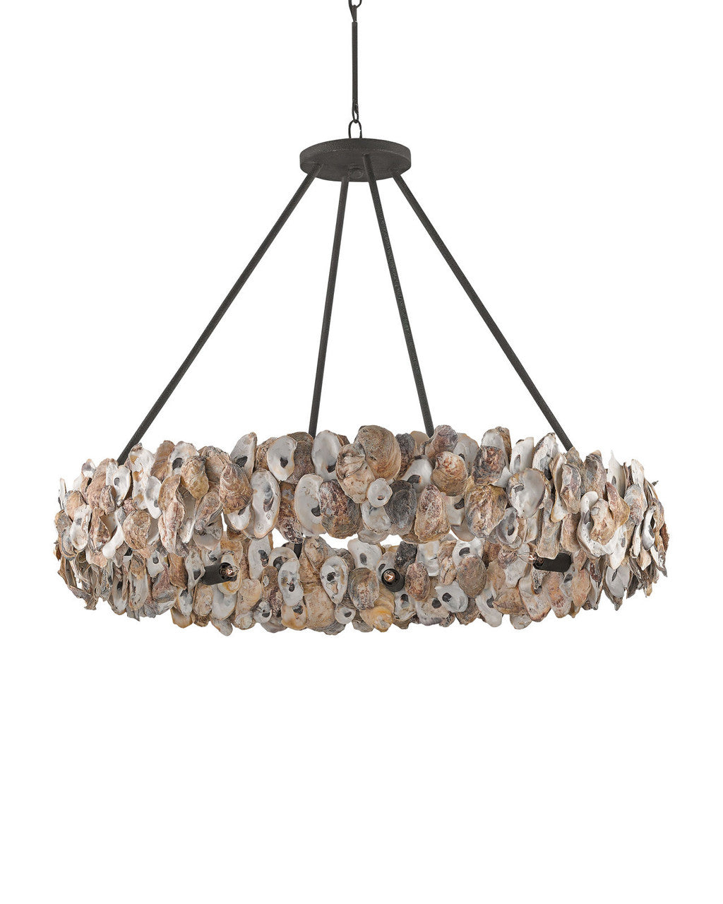 Oyster Chandelier, Currey and Company 9672