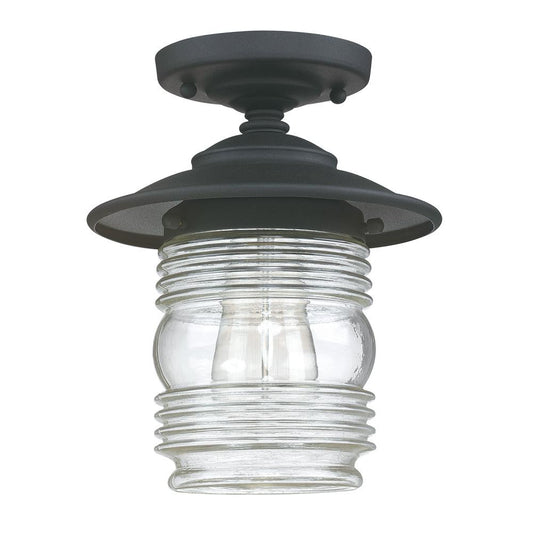 Capital Creekside Outdoor Flush Mount Black