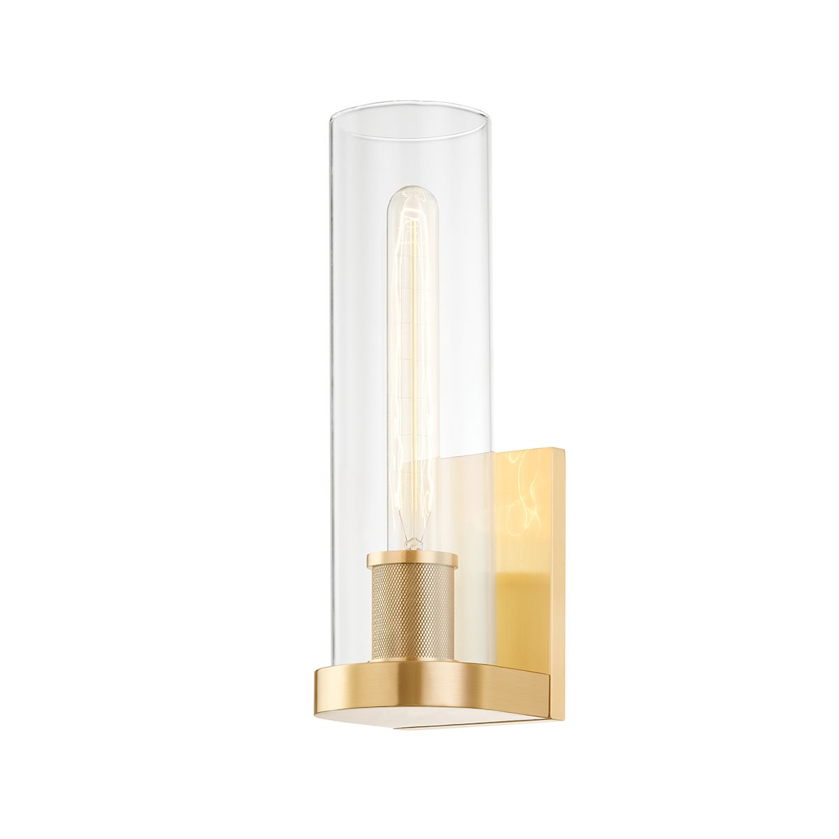 Hudson Valley Porter Wall Sconce Aged Brass