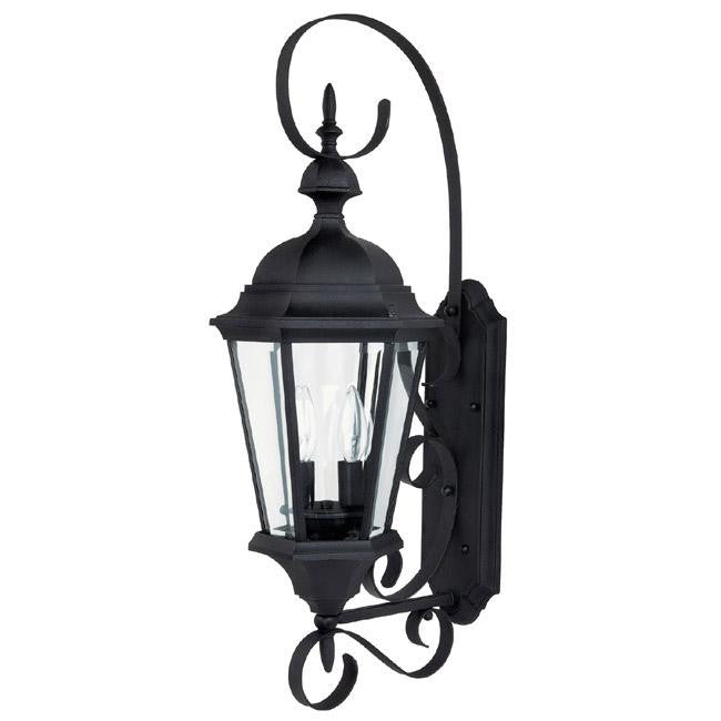 Capital Carriage House Outdoor Wall Lantern Black