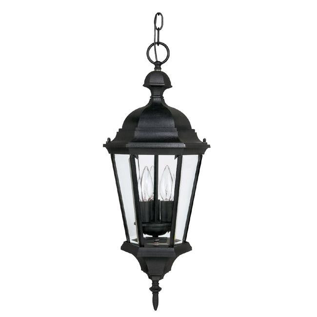 Capital Carriage House Outdoor Hanging Lantern Black