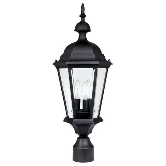 Capital Carriage House Outdoor Post Lantern Black