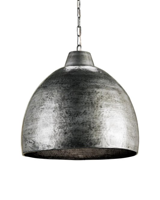 Earthshine Steel Large Pendant, Currey and Company (9782 DEK3)