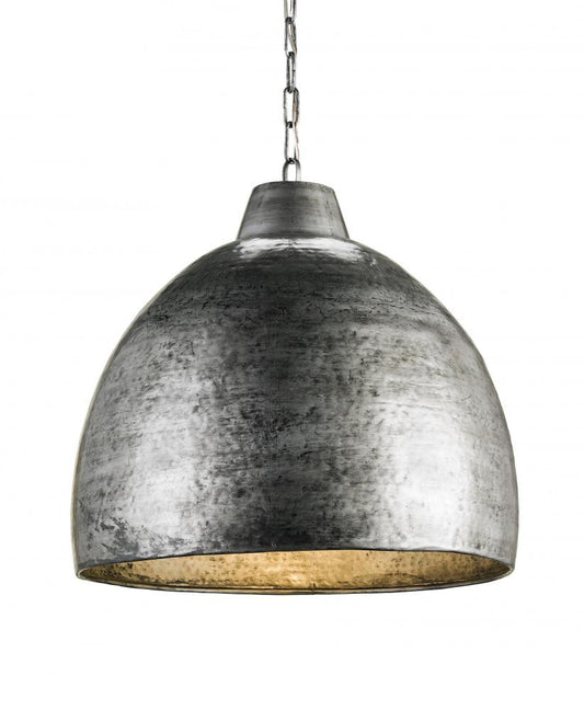 Earthshine Steel Large Pendant, Currey and Company (9782 DEK3)