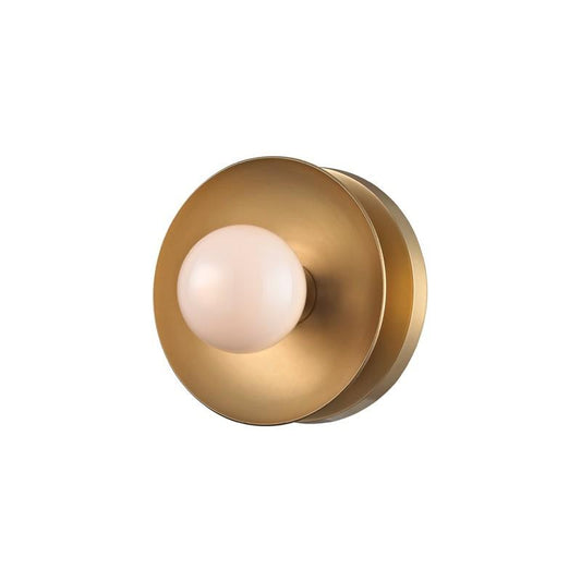 Hudson Valley Julien Bathroom Wall Sconce Antique Brass