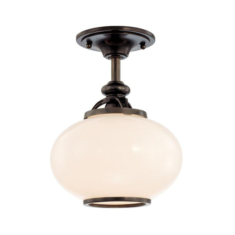 Hudson Valley Canton Semi-Flush Mount Old Bronze