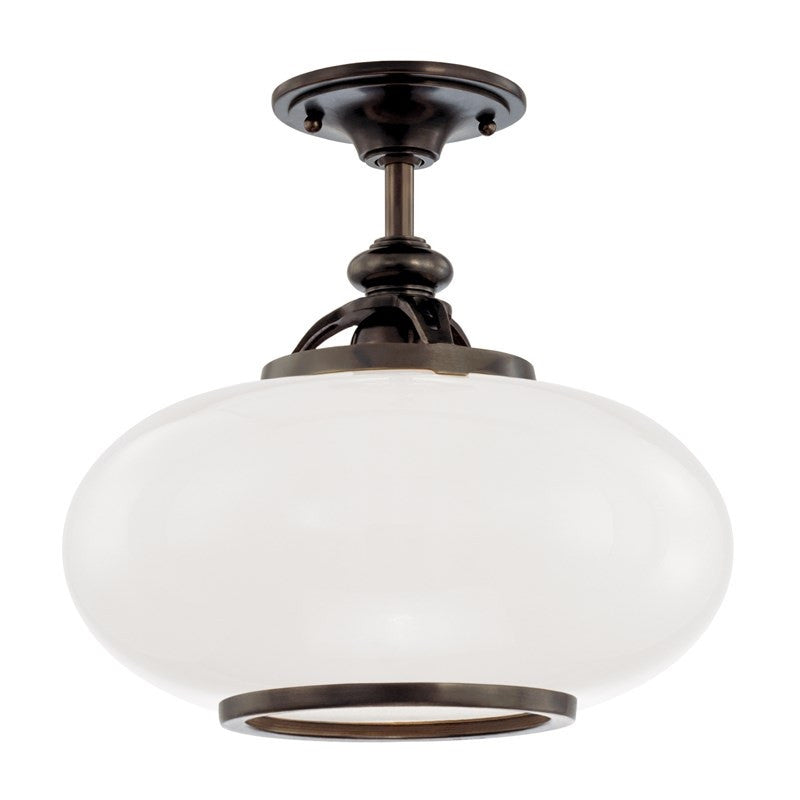 Hudson Valley Canton Semi-Flush Mount Old Bronze