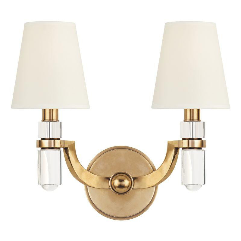 Hudson Valley Dayton Wall Sconce Aged Brass