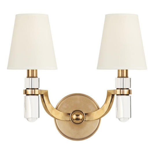 Hudson Valley Dayton Wall Sconce Aged Brass