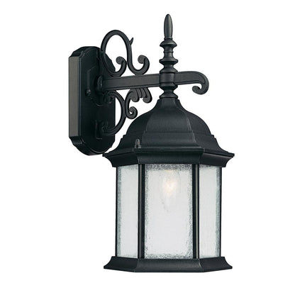 Capital Main Street Outdoor Wall Lantern Black