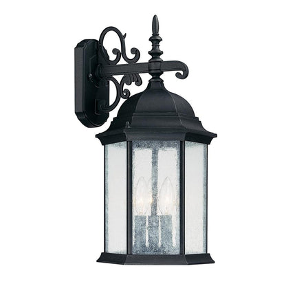 Capital Main Street Outdoor Wall Lantern Black