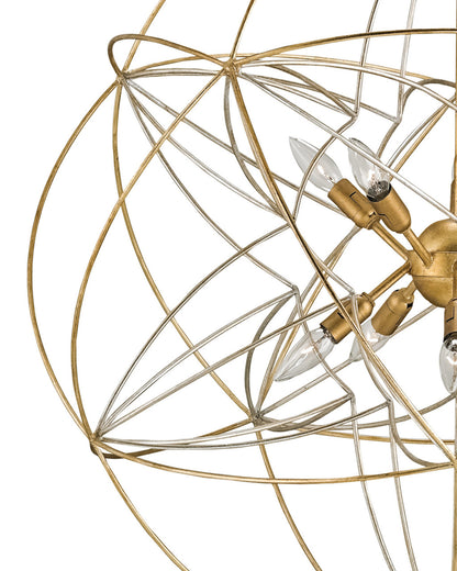 Zenda Orb Chandelier, Currey and Company 9840