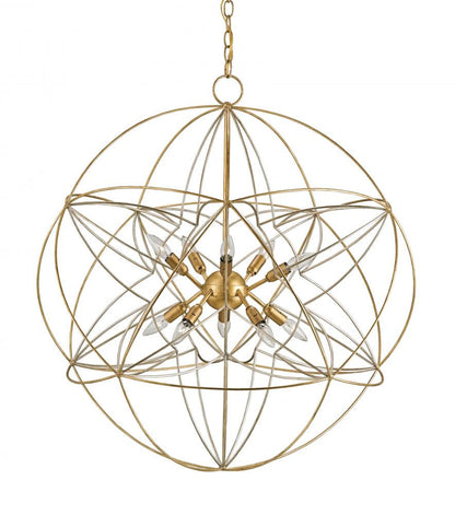 Zenda Orb Chandelier, Currey and Company (9840 KC0E)