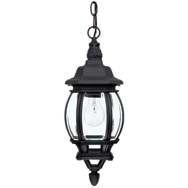 Capital French Country Outdoor Hanging Lantern Black