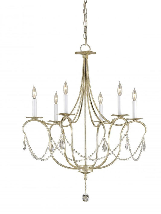 Crystal Lights Small Chandelier Currey and Company 9890