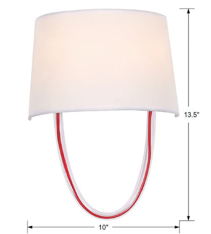 Crystorama Stella Wall Sconce Polished Chrome