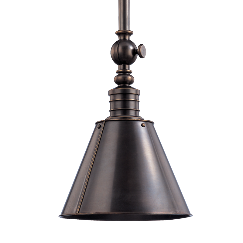 Hudson Valley Darien Pendant Distressed Bronze