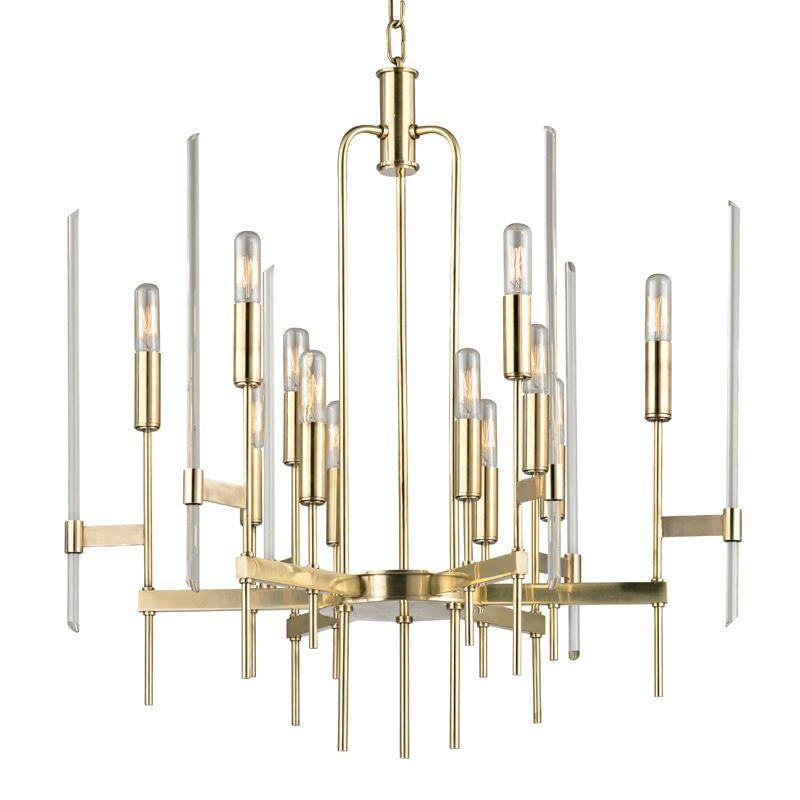 Hudson Valley Bari Chandelier Antique Brass