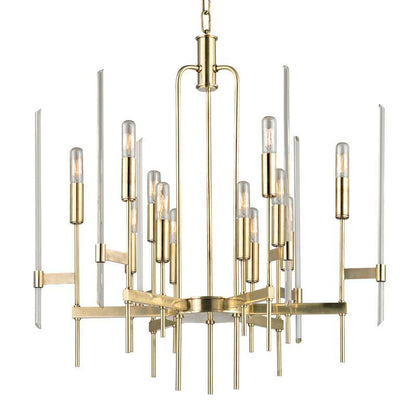 Hudson Valley Bari Chandelier Antique Brass