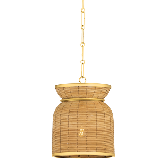 Hudson Valley Parkchester 13" Pendant Aged Brass