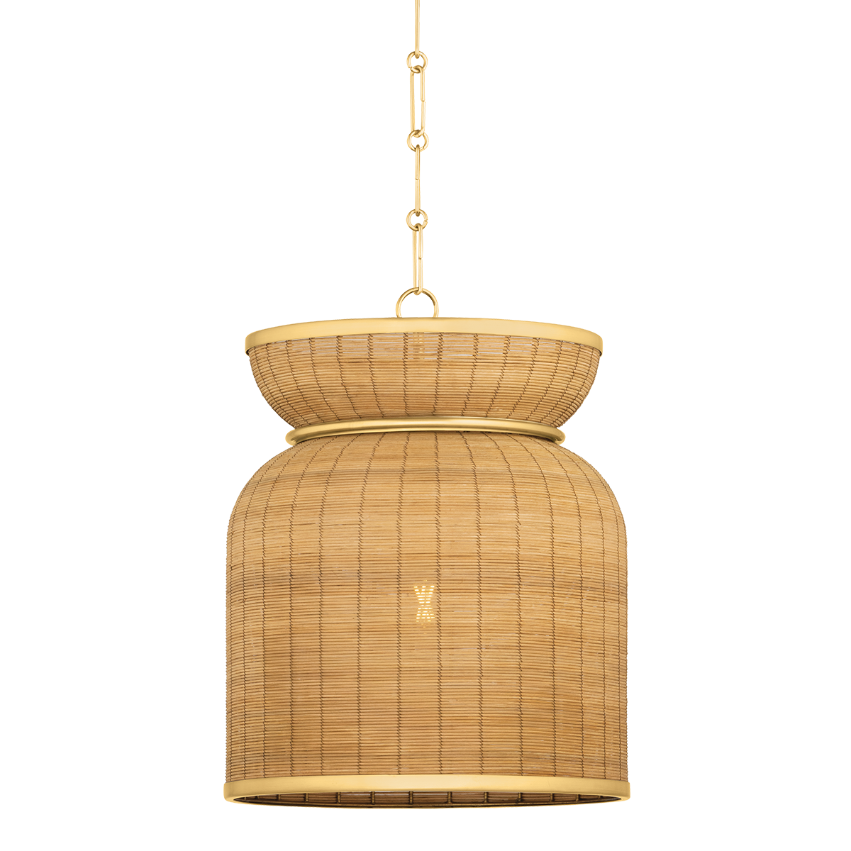 Hudson Valley Parkchester 18" Pendant Aged Brass
