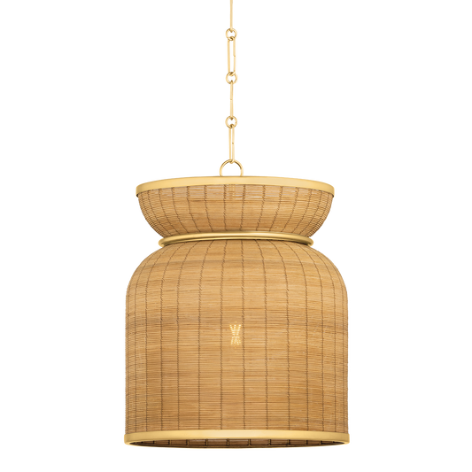 Hudson Valley Parkchester 18" Pendant Aged Brass