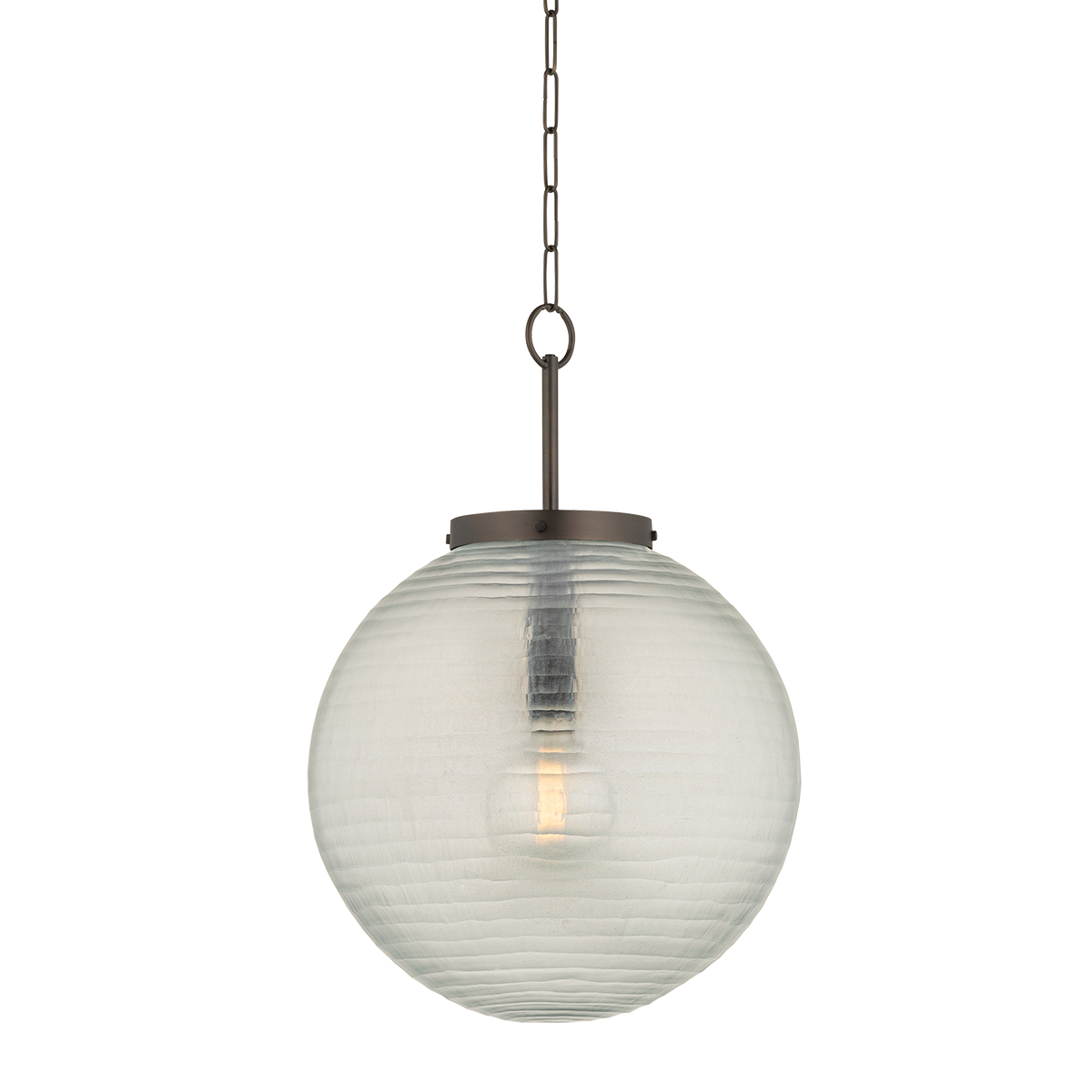 Hudson Valley Falls Mills 20 inch Pendant in Distressed Bronze