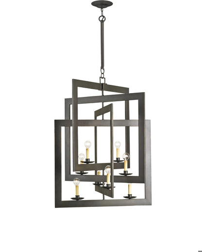 Middleton Bronze Chandelier, Currey and Company 9927